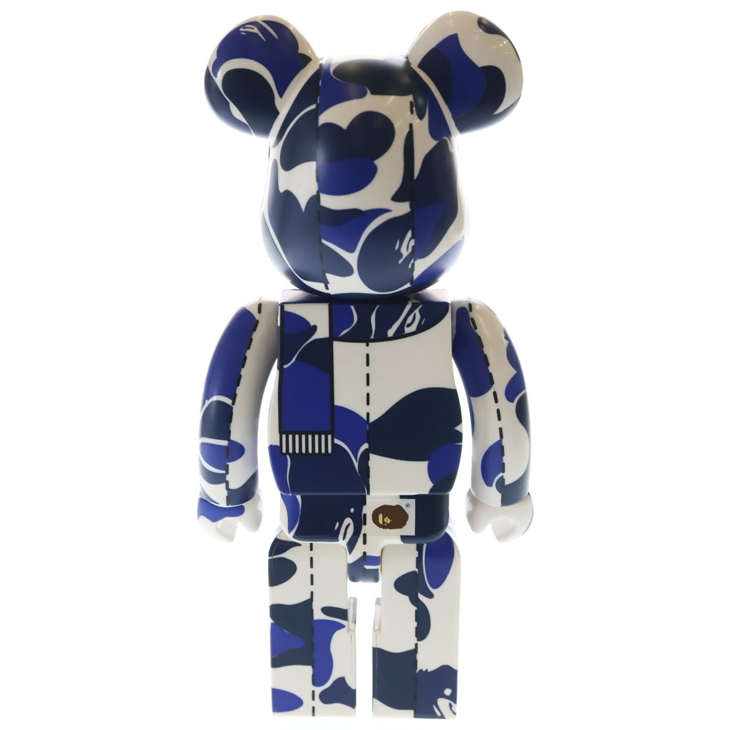 MEDICOM TOY(メディコムトイ) ×BAPE BE@RBRICK Play CAMO ベアブリック プレイカモ 人形 ブルー/ホワイト