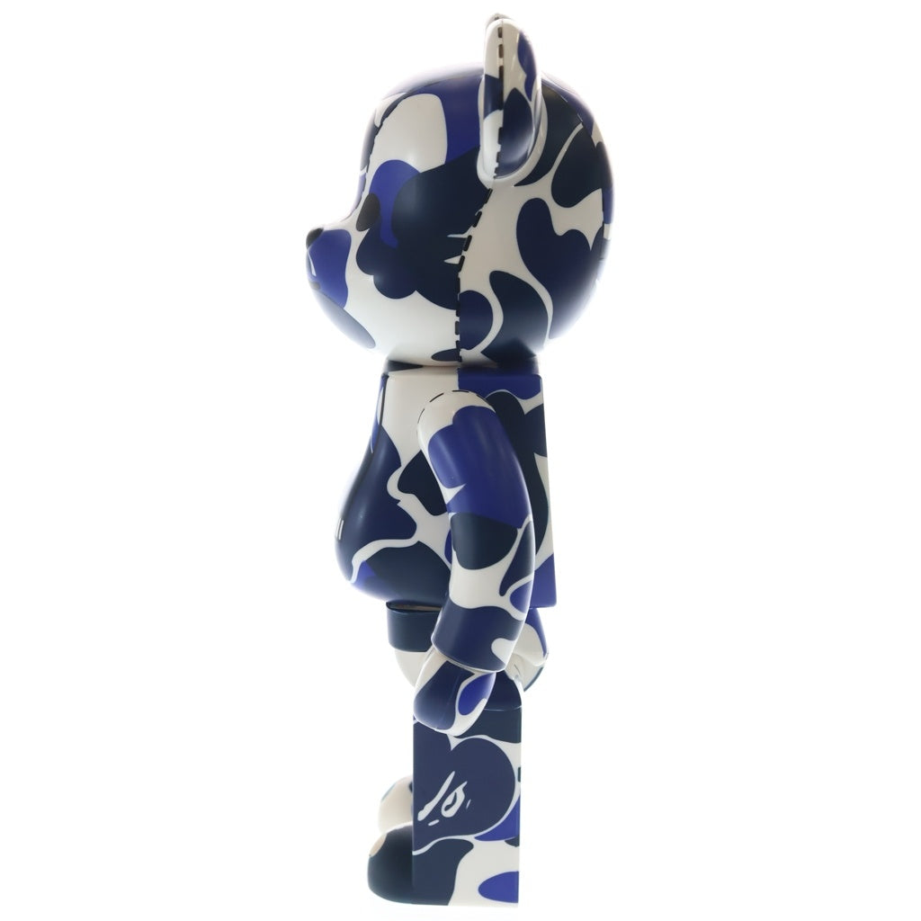 MEDICOM TOY(メディコムトイ) ×BAPE BE@RBRICK Play CAMO ベアブリック プレイカモ 人形 ブルー/ホワイト