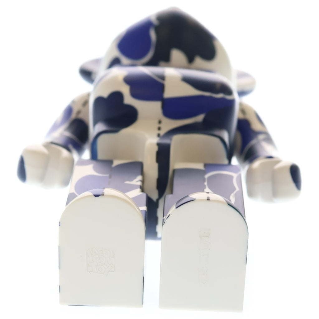 MEDICOM TOY(メディコムトイ) ×BAPE BE@RBRICK Play CAMO ベアブリック プレイカモ 人形 ブルー/ホワイト