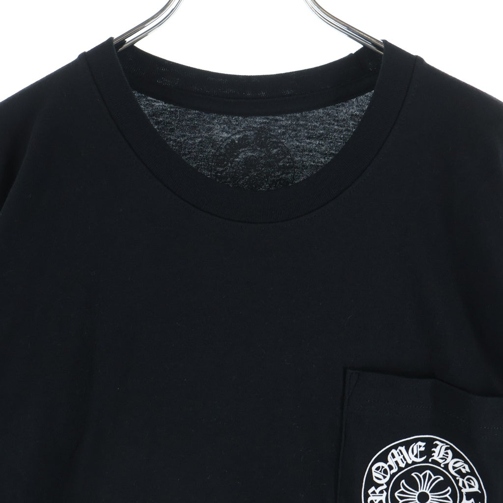 CHROME HEARTS(クロムハーツ) Honolulu Horseshoe SS Tee ホノルル限定 バック ホースシュー クルーネック半袖Tシャツカットソー ブラック