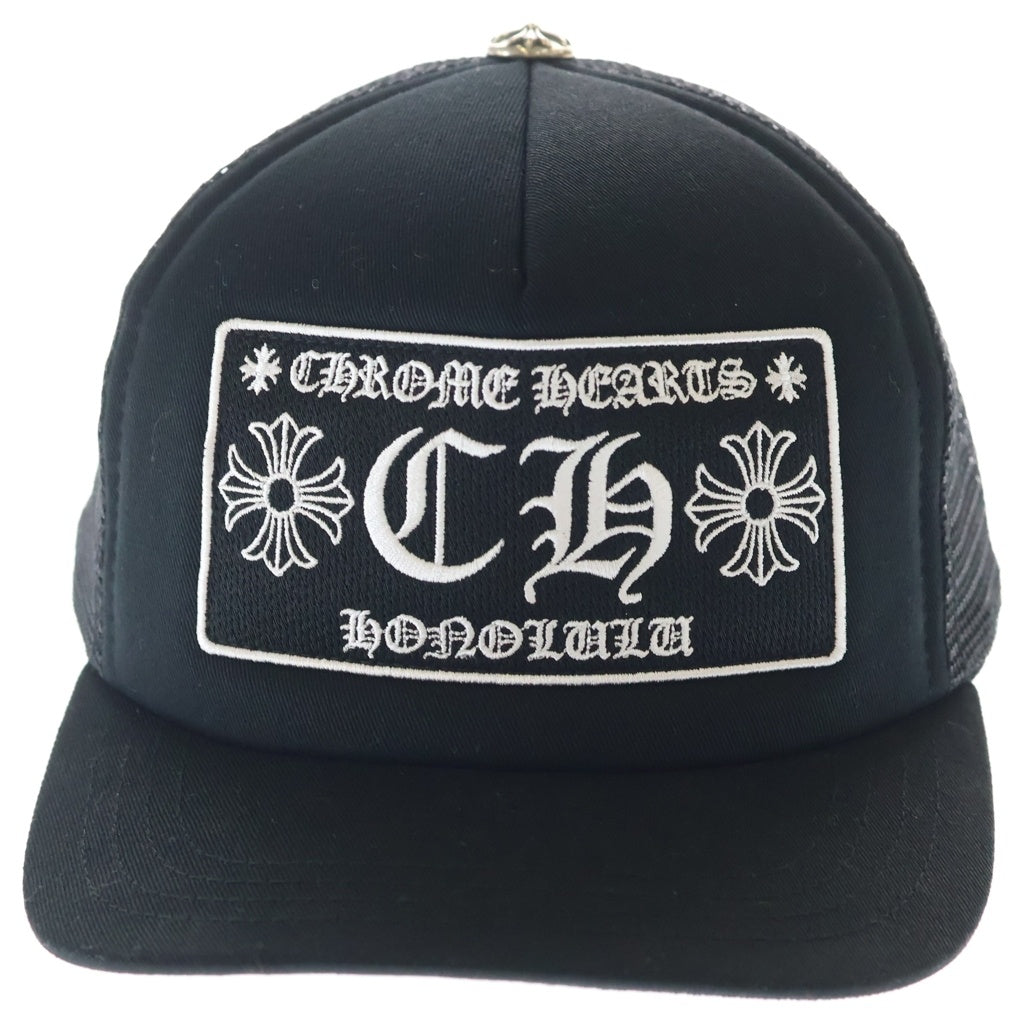 CHROME HEARTS(クロムハーツ) TRUCKER CAP CHパッチ メッシュ トラッカーキャップ 帽子 ブラック