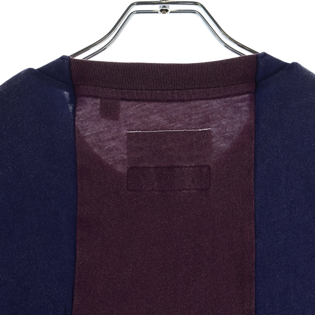 SUPREME(シュプリーム) 26SS ×MM6 Maison Margiela Split S/S Top メゾンマルジェラ スプリット ショートスリーブトップ 半袖Tシャツ カットソー ネイビー