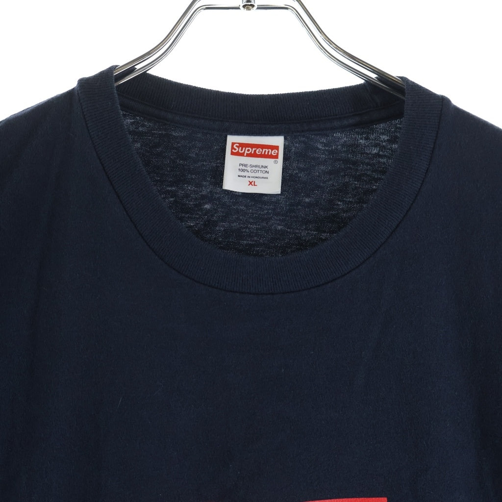 SUPREME(シュプリーム) 26SS Arabic Box Logo Tee アラビック ボックスロゴ 半袖Tシャツ カットソー ネイビー