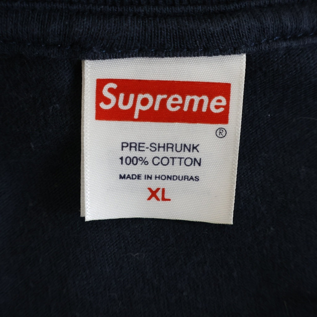 SUPREME(シュプリーム) 26SS Arabic Box Logo Tee アラビック ボックスロゴ 半袖Tシャツ カットソー ネイビー