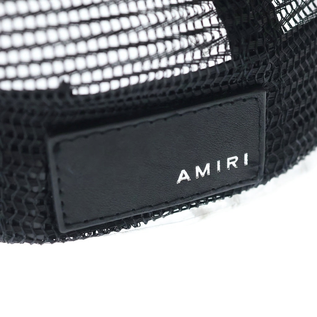 AMIRI(アミリ) BANDANA REPAIR LOGO CAP バンダナ リペア ロゴキャップ ブラック AMHATR1028