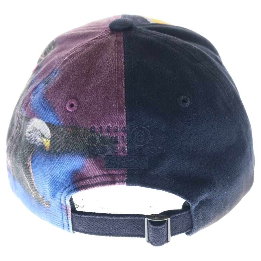 SUPREME(シュプリーム) ×MM6 Maison Margiela Split 6-Panel メゾンマルジェラ スプリット 6パネル キャップ 帽子 ネイビー