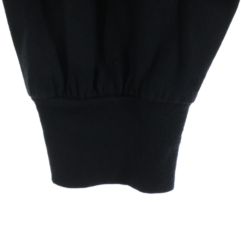 CHROME HEARTS(クロムハーツ) BACK HORSESHOE PRINT LS TEE バックホースシュー 袖フローラル プリント ロングスリーブ 長袖Tシャツ カットソー ブラック -
