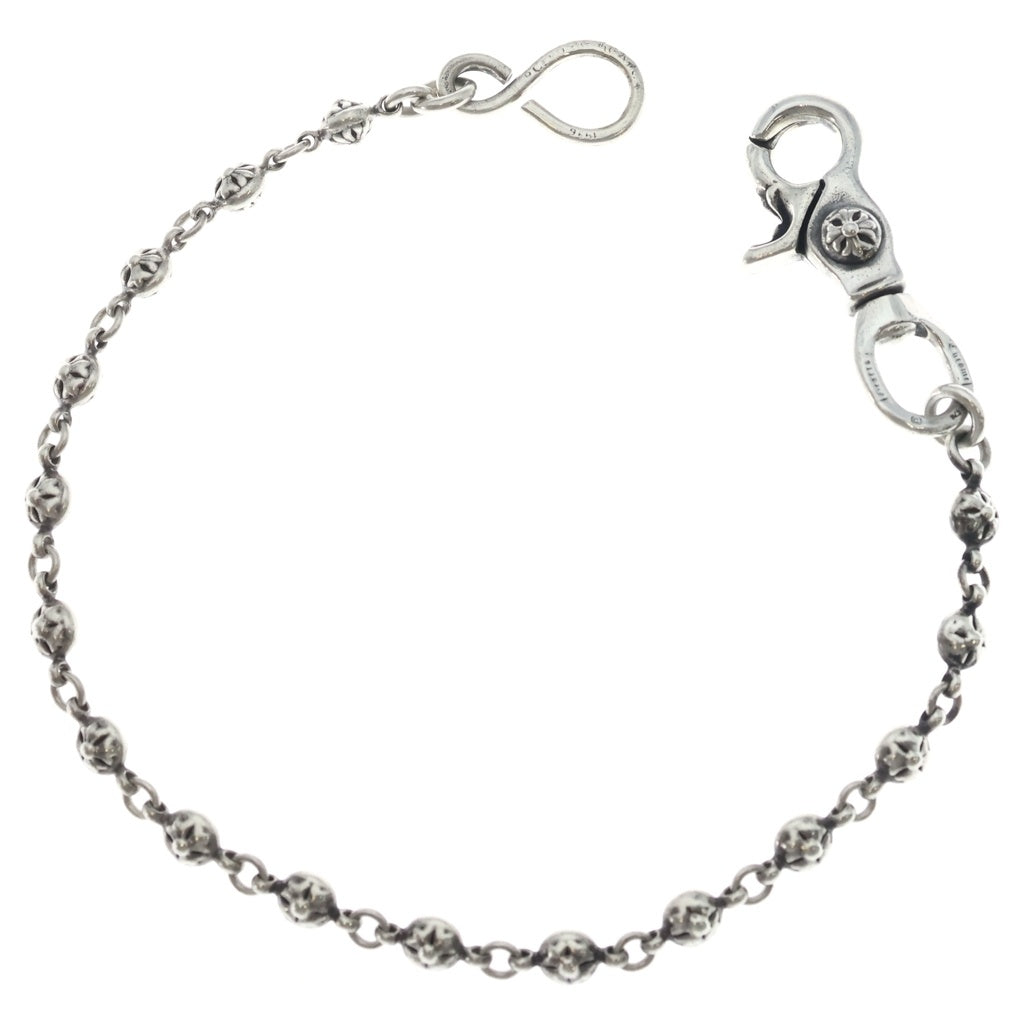 CHROME HEARTS(クロムハーツ) 1BALL SHORT-S/1クリップショート#1クロスボール ウォレットチェーン シルバー