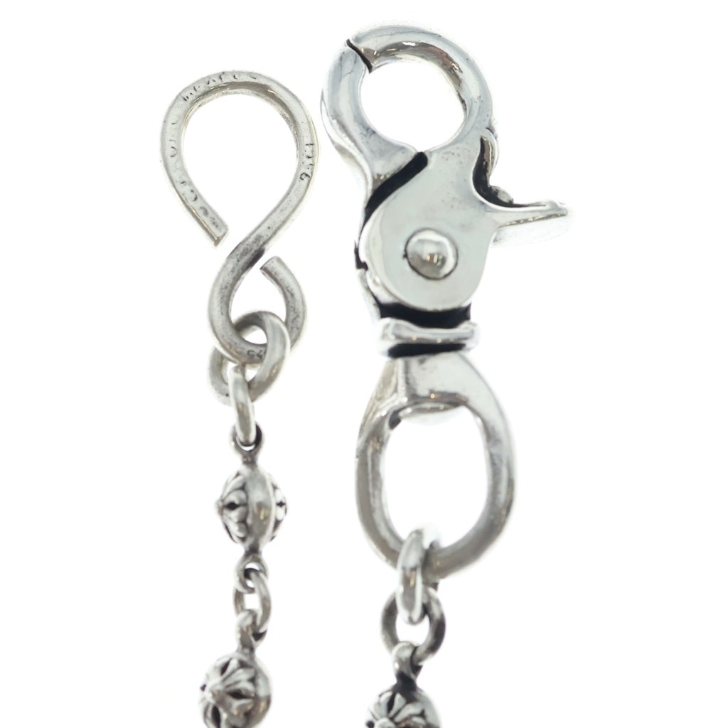CHROME HEARTS(クロムハーツ) 1BALL SHORT-S/1クリップショート#1クロスボール ウォレットチェーン シルバー