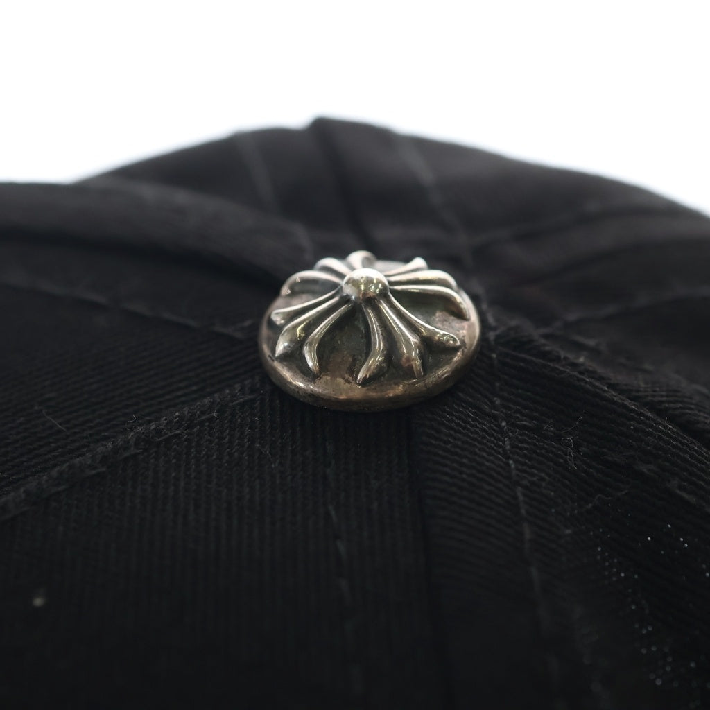 CHROME HEARTS(クロムハーツ) CH刺繍 ベースボールキャップ 帽子 ブラック/グレー