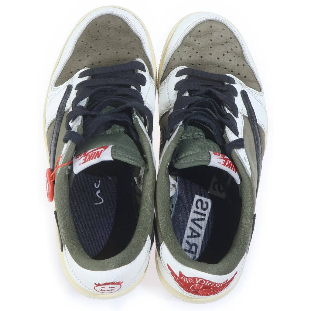 NIKE(ナイキ) ×TAVIS SCOTT AIR JORDAN1 LOW OG SP DM7866-200 エアジョーダン1 ローカットスニーカー カーキ US8.5/26.5cm