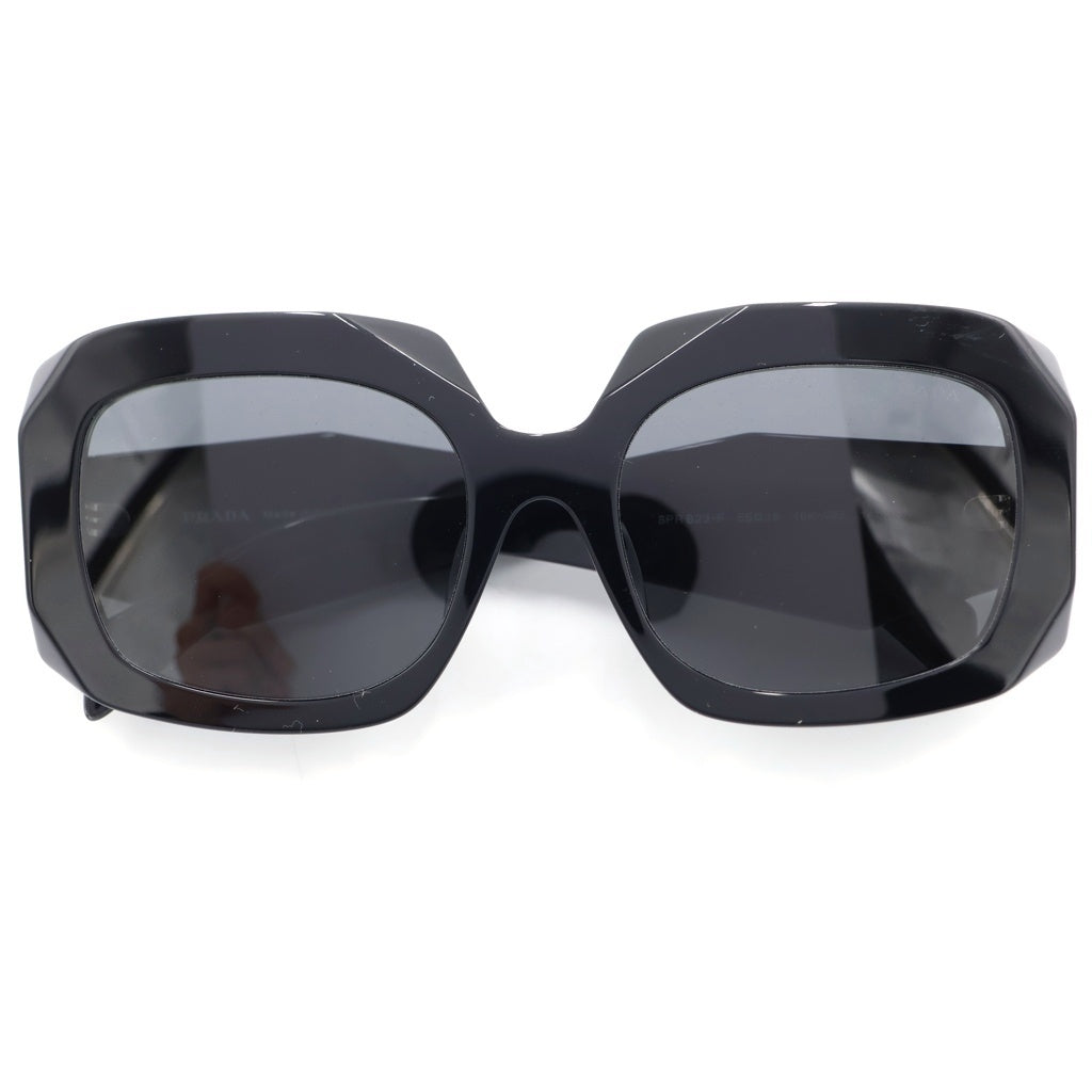 PRADA(プラダ) Symbole Sunglasses サイド シンボル ロゴ スクエア アイウェア サングラス ブラック