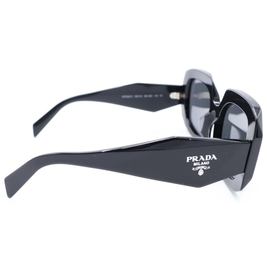 PRADA(プラダ) Symbole Sunglasses サイド シンボル ロゴ スクエア アイウェア サングラス ブラック