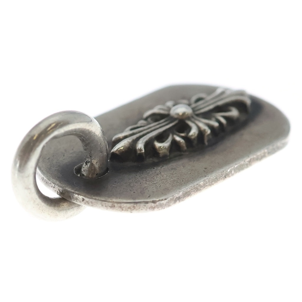 CHROME HEARTS(クロムハーツ) RAISED FRRL DOGTAG レイズドフローラルクロス ドッグタグ ペンダントトップ シルバー BCA302