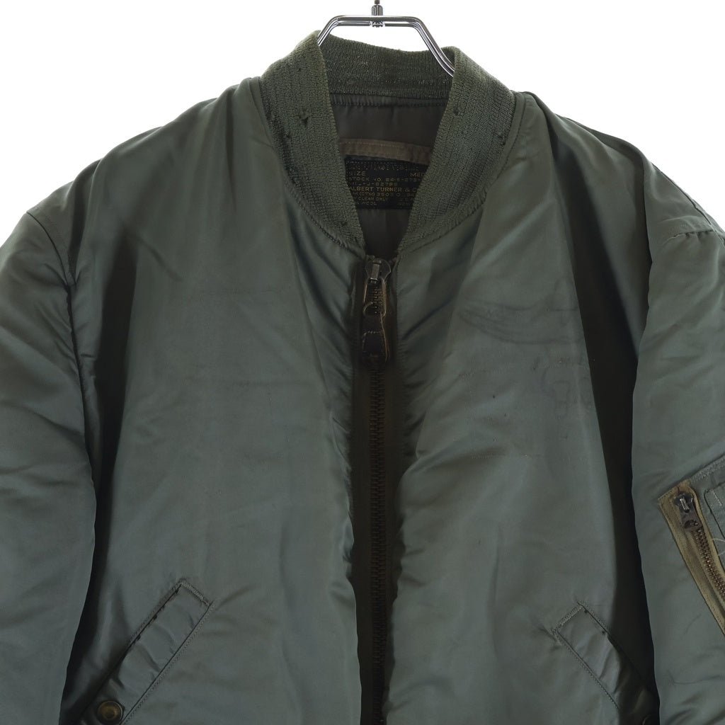VINTAGE(ヴィンテージ) 50s USAF MA-1 MIL-J-8279B ALBERT TURNER & CO.INC フライトジャケット オリーブ