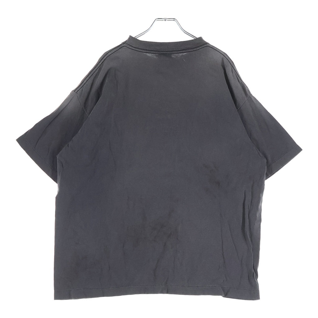 SAINT MICHAEL(セントマイケル) 25AW SS TEE FIST ダメージ加工 半袖Tシャツ グレー SM-HR1-0000-001