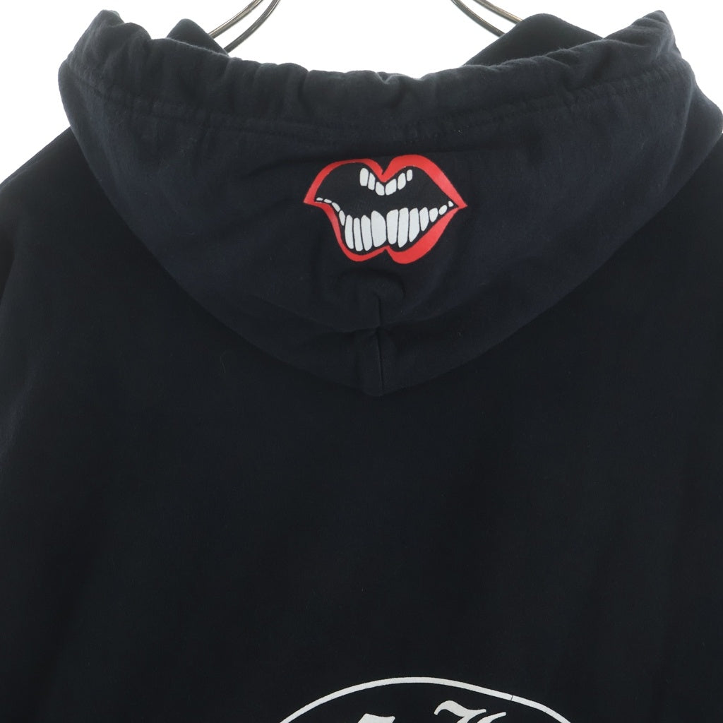 CHROME HEARTS(クロムハーツ) SWTSHRT PLVR MATTY BOY バックホースシュープリントパーカー フーディー ブラック