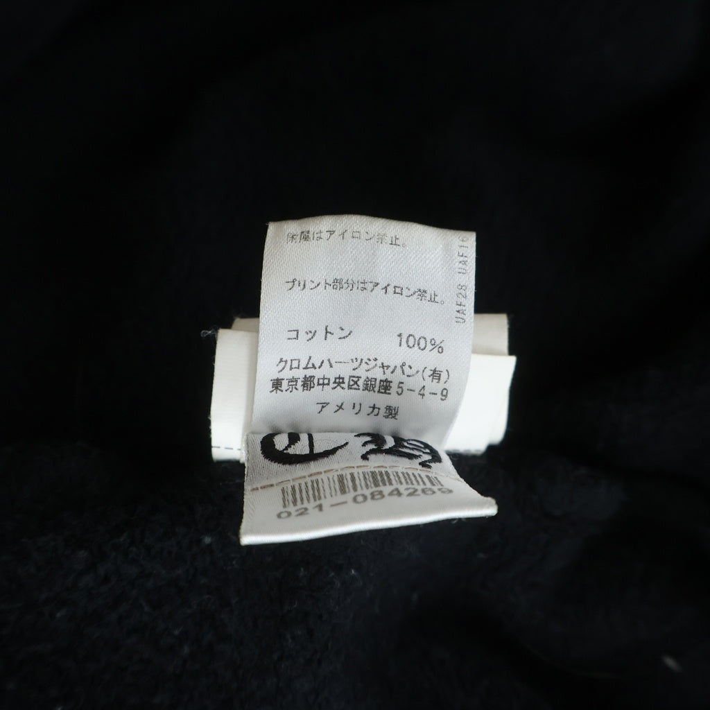 CHROME HEARTS(クロムハーツ) SWTSHRT PLVR MATTY BOY バックホースシュープリントパーカー フーディー ブラック