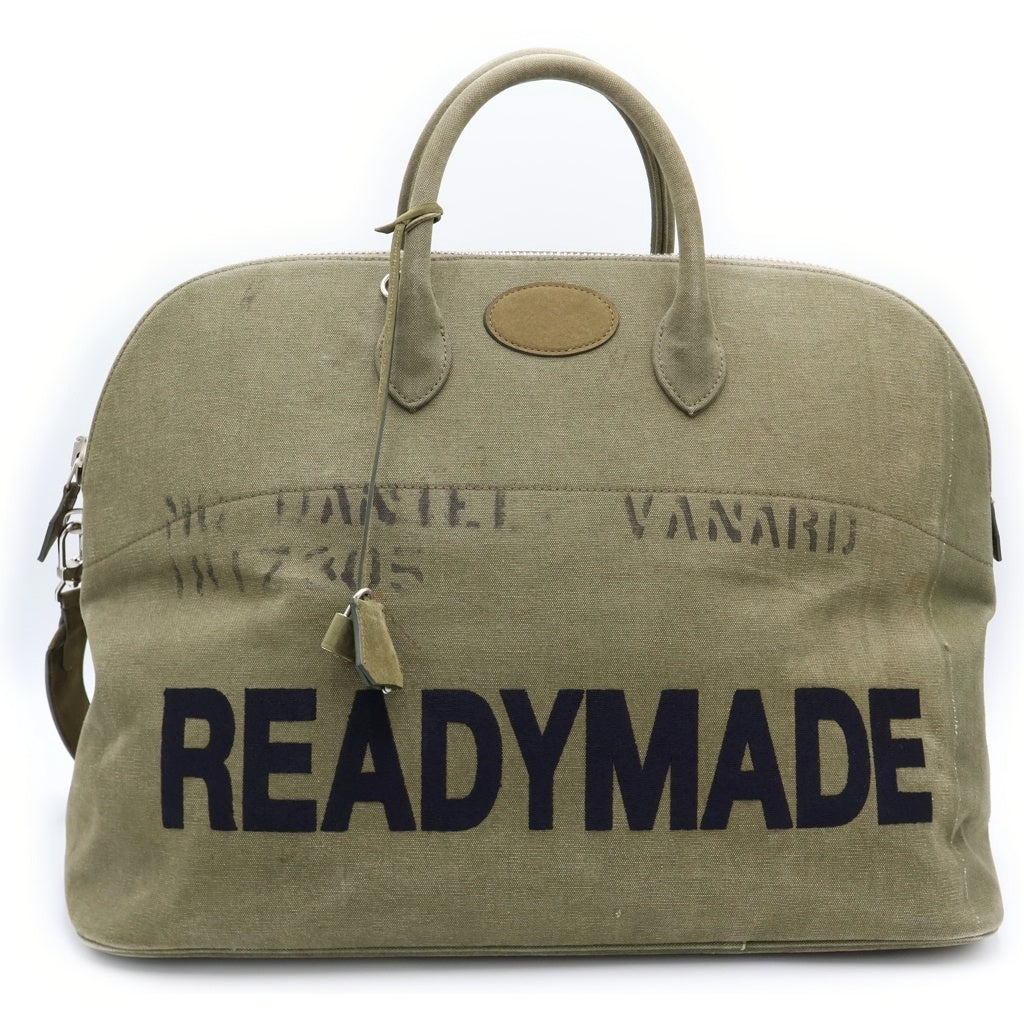 READY MADE(レディメイド) DAILY BAG デイリー ハンドバッグ ショルダーボストンバッグ カーキ