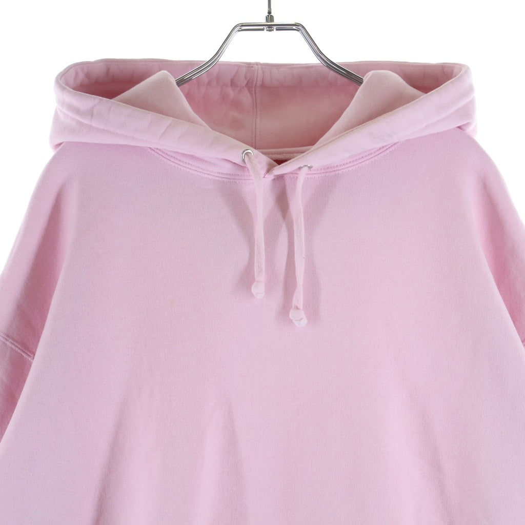 SUPREME(シュプリーム) 23AW Satin Applique Hooded Sweatshirt サテンアップリケフーディー プルオーバーパーカー ピンク