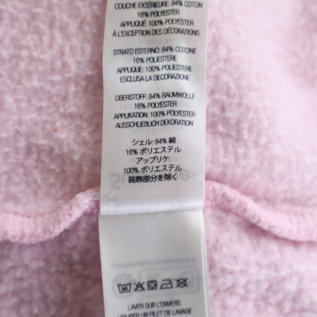 SUPREME(シュプリーム) 23AW Satin Applique Hooded Sweatshirt サテンアップリケフーディー プルオーバーパーカー ピンク