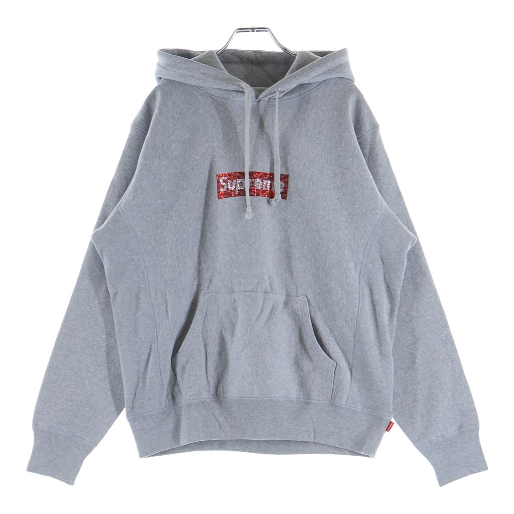 SUPREME(シュプリーム) ×Swarovski Box Logo Hooded Sweeat スワロフスキー ボックス ロゴ フーディー スウェットパーカー