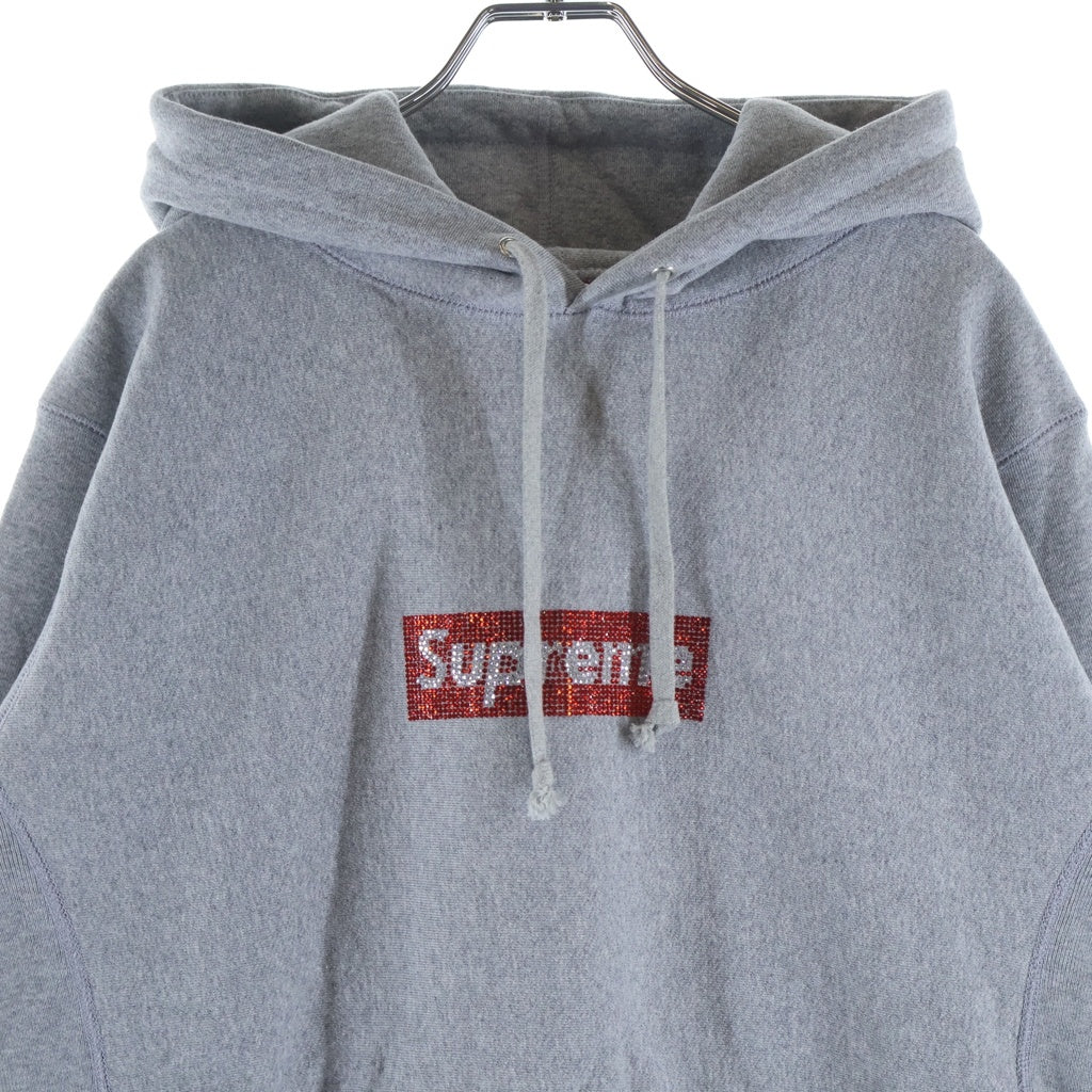 SUPREME(シュプリーム) ×Swarovski Box Logo Hooded Sweeat スワロフスキー ボックス ロゴ フーディー スウェットパーカー