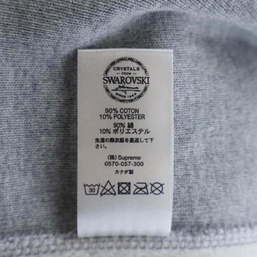SUPREME(シュプリーム) ×Swarovski Box Logo Hooded Sweeat スワロフスキー ボックス ロゴ フーディー スウェットパーカー