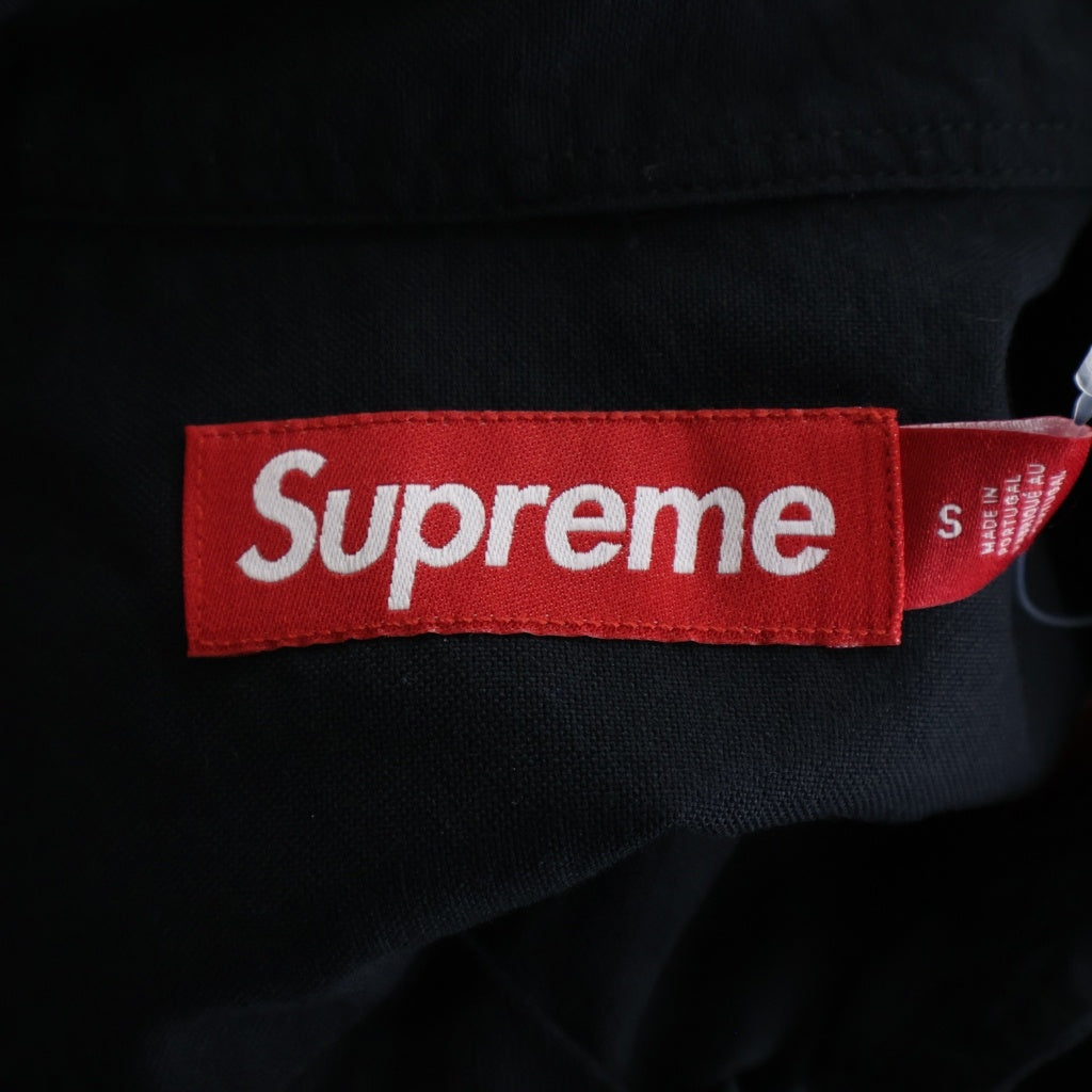 SUPREME(シュプリーム) Loose Fit Oxford S/S Shirt ルーズフィット オックスフォード 半袖シャツ ブラック