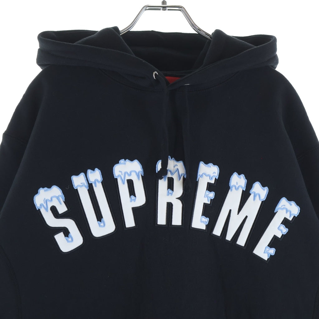 SUPREME(シュプリーム) 20AW Icy Arc Hooded Sweatshirt アイシーアーチロゴ スウェットプルオーバーパーカー ブラック