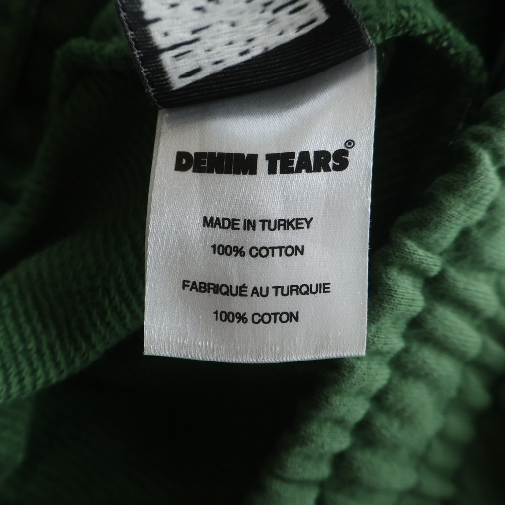 DENIM TEARS(デニムティアーズ) 25AW × Corteiz Island Sweatpants コーテイズ アイランド スウェットパンツ グリーン
