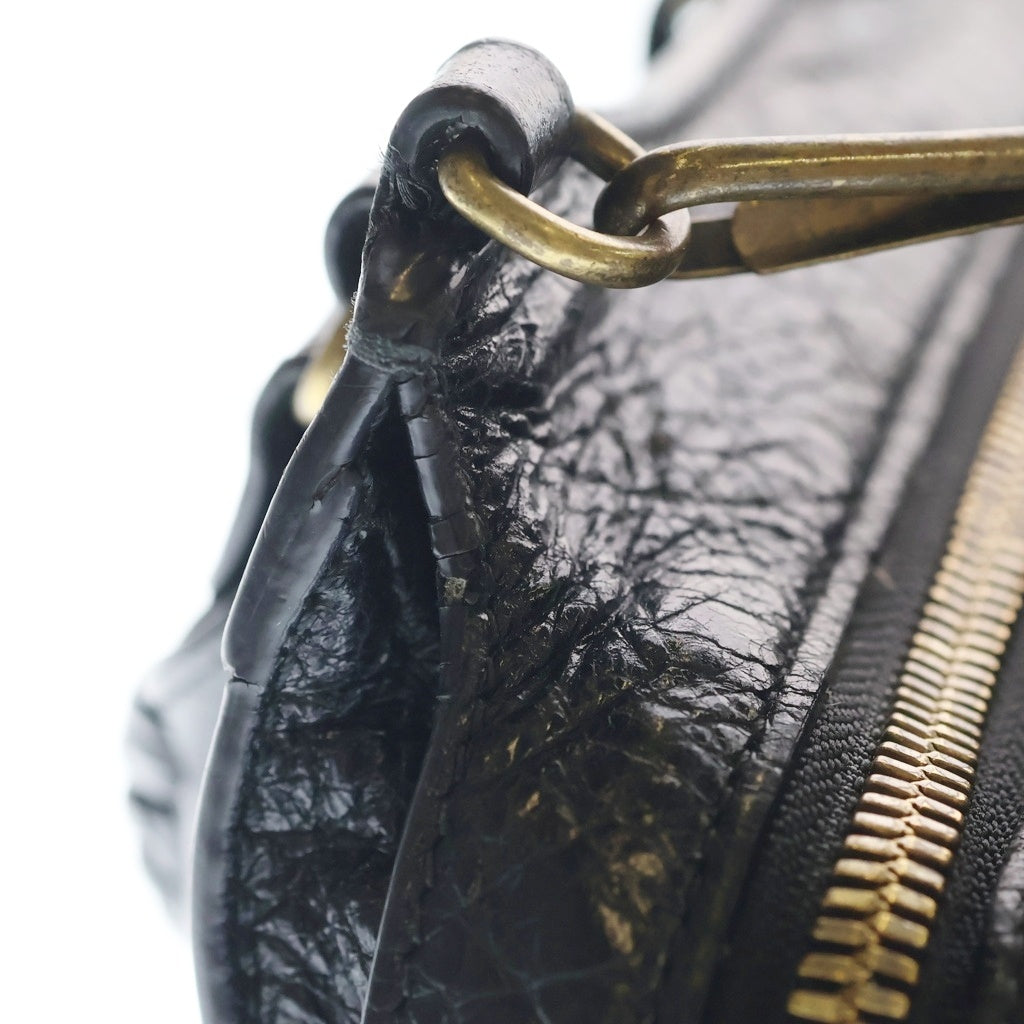 BALENCIAGA(バレンシアガ) 22AW Neo Classic Mini ネオクラシックミニ レザーショルダーバッグ ブラック 693913 レディース
