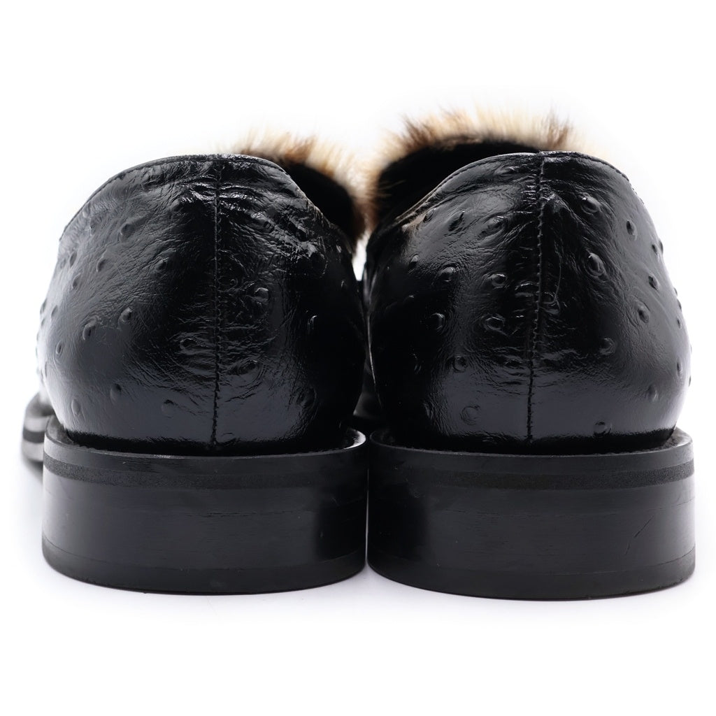 美品✨MARTINE ROSE マーティンローズ　パイソン柄　ローファー　レザー MARTINE ROSE(マーティンローズ) Square Toe Loafer スクエアトゥ