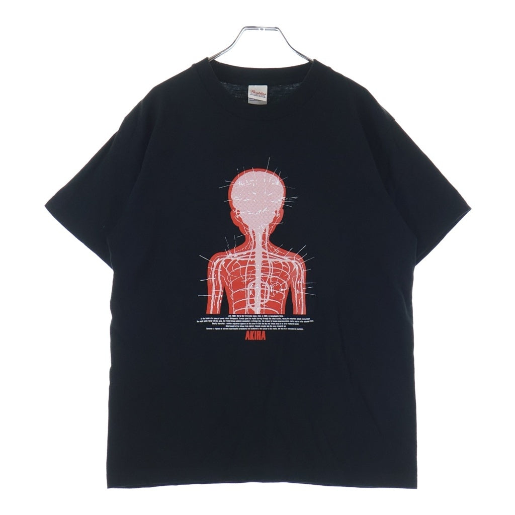 VINTAGE(ヴィンテージ) 00s AKIRA Tee アキラ Printstar タグ 正面プリント マガジン特典 クルーネック半袖Tシャツカットソー ブラック