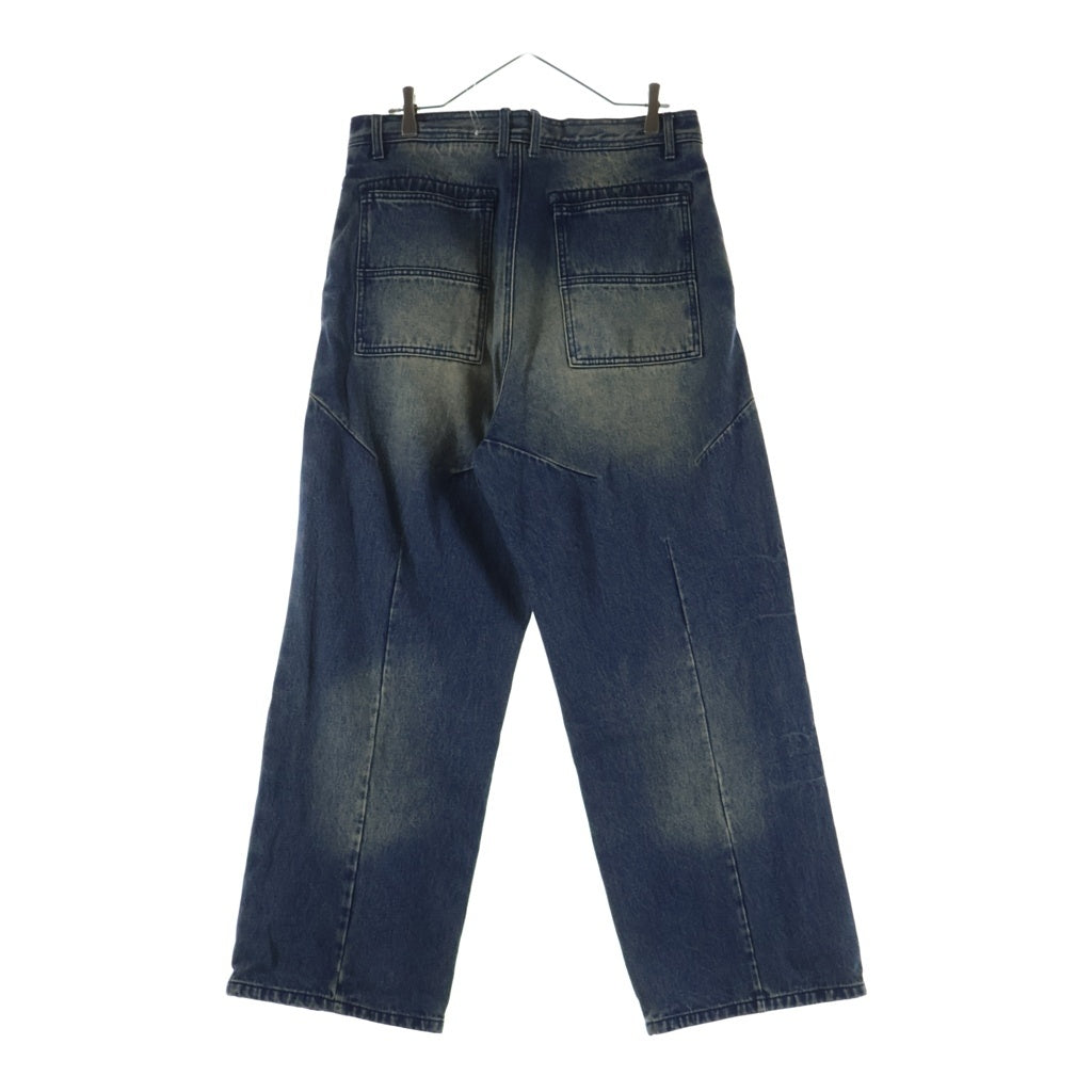 FILTH(フィルス) 24AW FRONT ZIP BAGGY DENIM フロントジップ バギー デニムパンツ インディゴ FW24-PT02