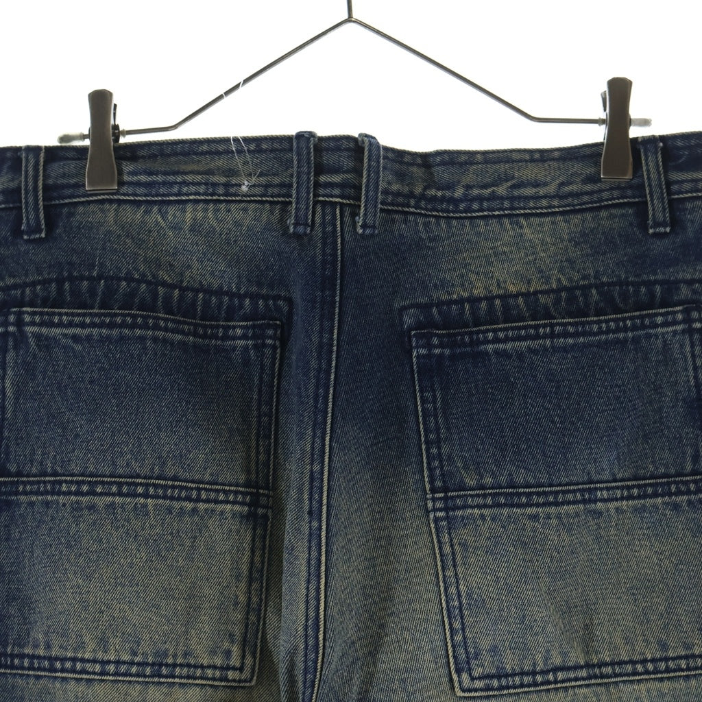 FILTH(フィルス) 24AW FRONT ZIP BAGGY DENIM フロントジップ バギー デニムパンツ インディゴ FW24-PT02