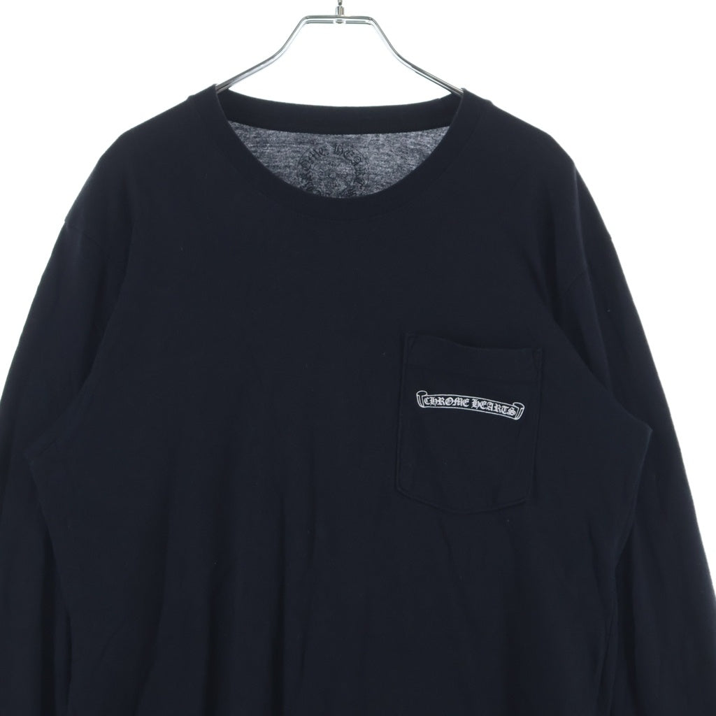 CHROME HEARTS(クロムハーツ) ARCH LOGO FUCH YOU アーチロゴ 長袖Tシャツ ロンT ブラック