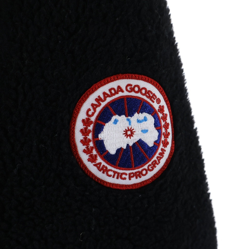CANADA GOOSE(カナダグース) HYBRIDGE FLEECE HOODY ATLANTIC ハイブリッジ フリース フーディ ボア ジャケット ブラック 7015M