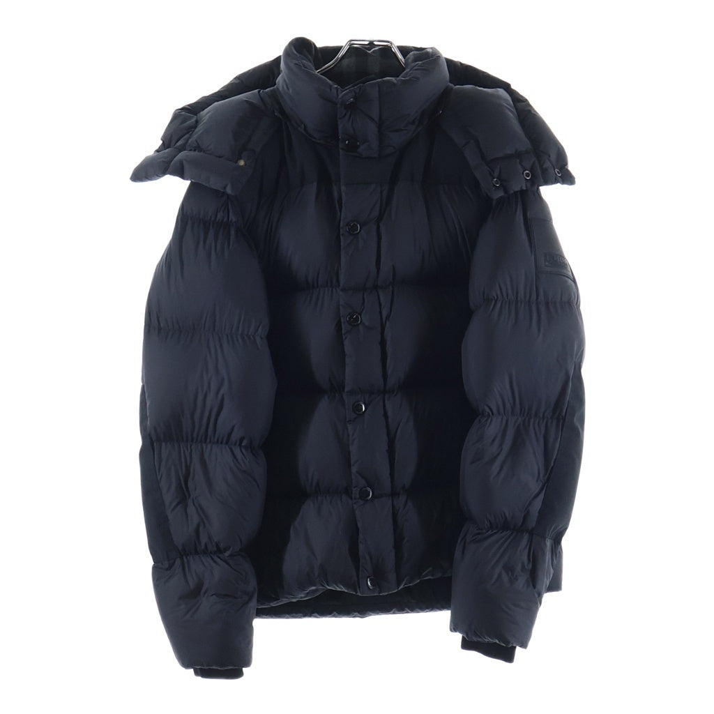 BURBERRY(バーバリー) 22AWデタッチャブルスリーブ ノバチェック ジップアップ ダウンジャケット ブラック 1759-262