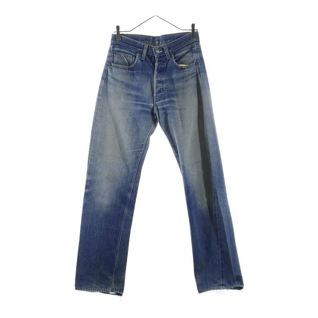 Levi's(リーバイス) 70S VINTAGE 501 66前期 ボタン裏刻印6 スモールe 並行ステッチ ボタンフライ ストレートデニムパンツ