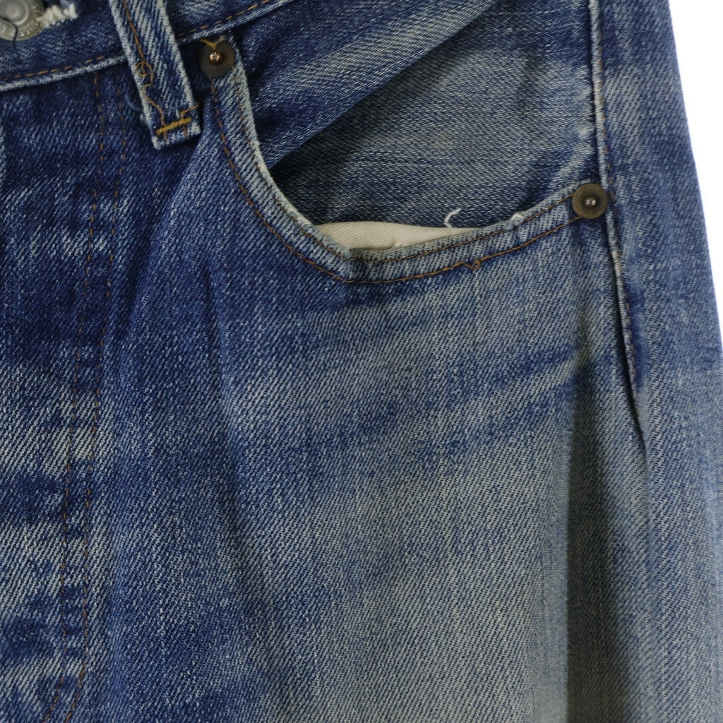 Levi's(リーバイス) 70S VINTAGE 501 66前期 ボタン裏刻印6 スモールe 並行ステッチ ボタンフライ ストレートデニムパンツ