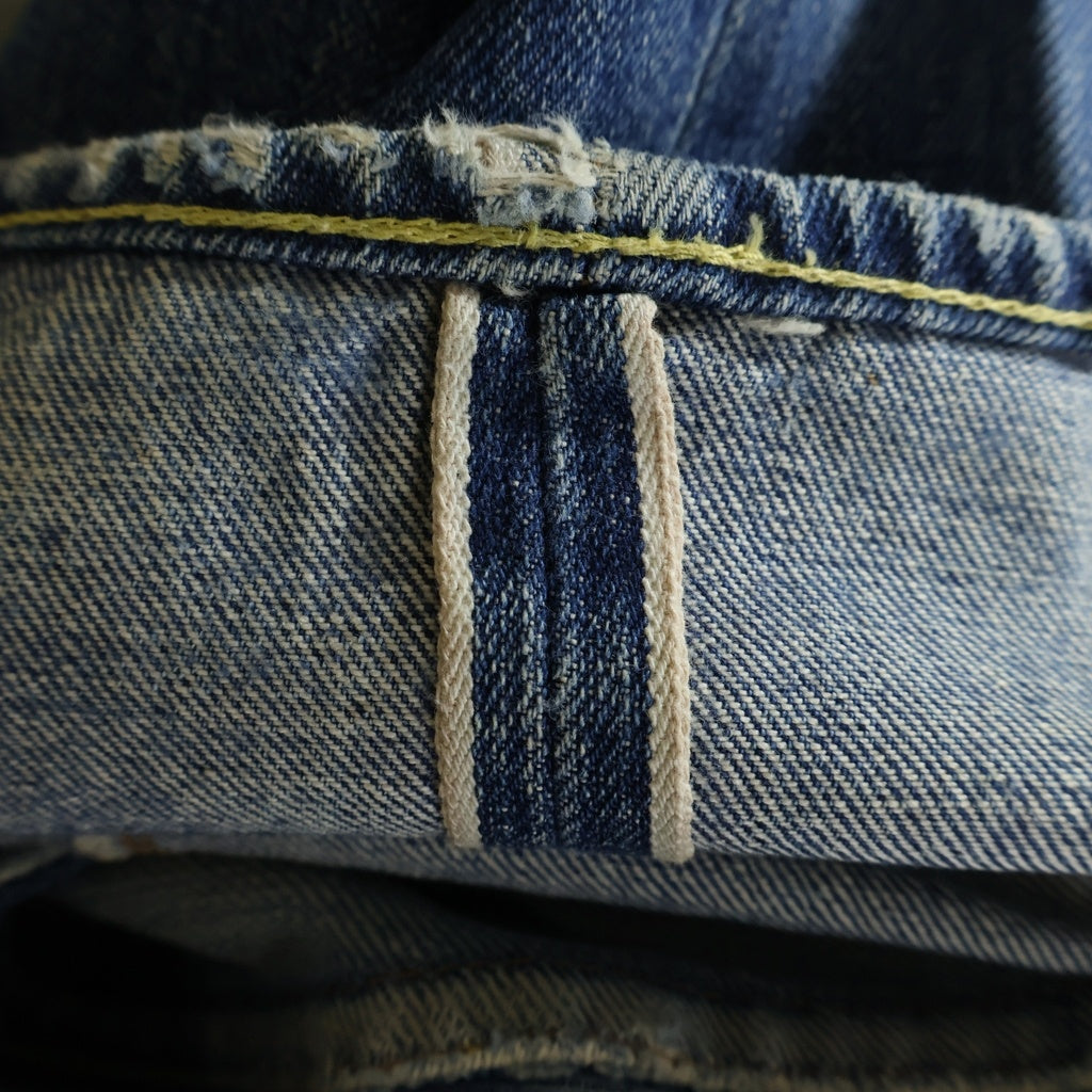 Levi's(リーバイス) 70S VINTAGE 501 66前期 ボタン裏刻印6 スモールe 並行ステッチ ボタンフライ ストレートデニムパンツ