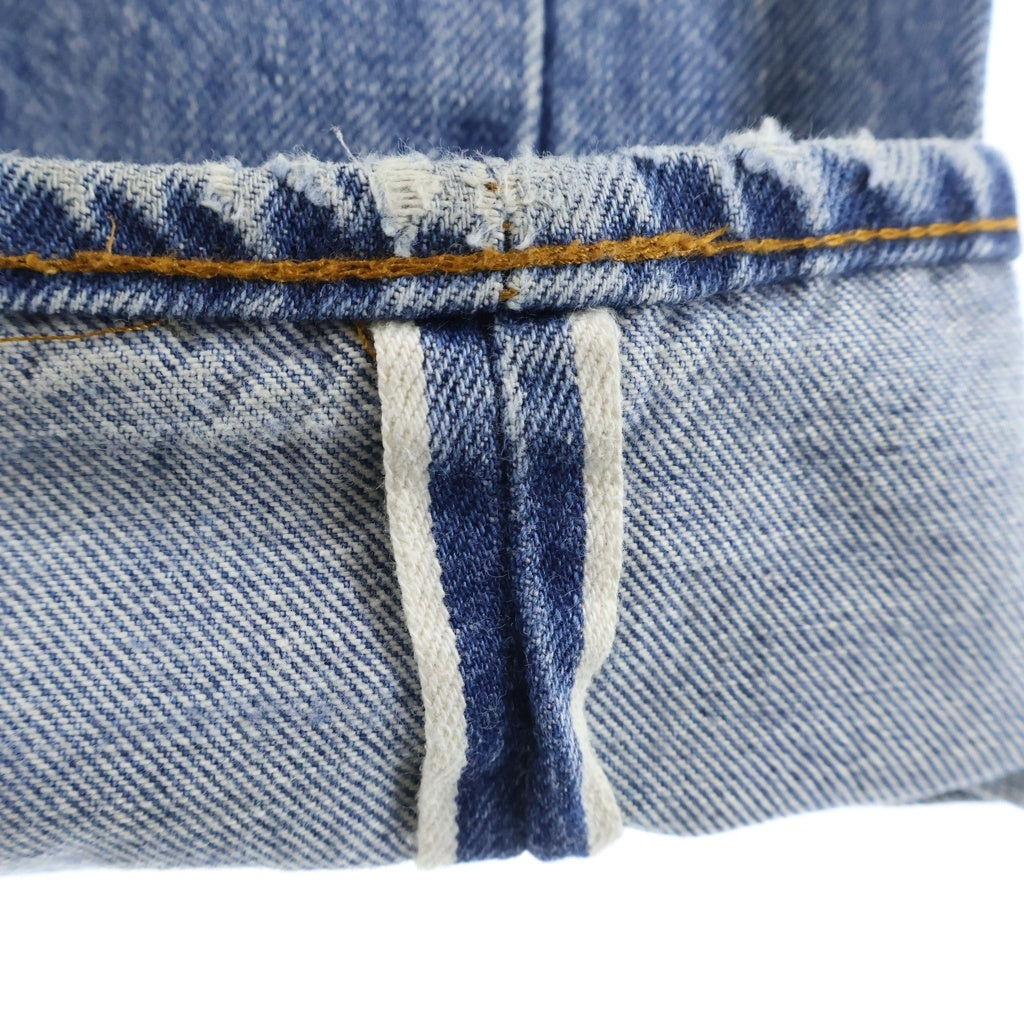 Levi's(リーバイス) 80S VINTAGE 501 ボタン裏刻印524 サークルR ボタンフライストレートデニムパンツ インディゴ
