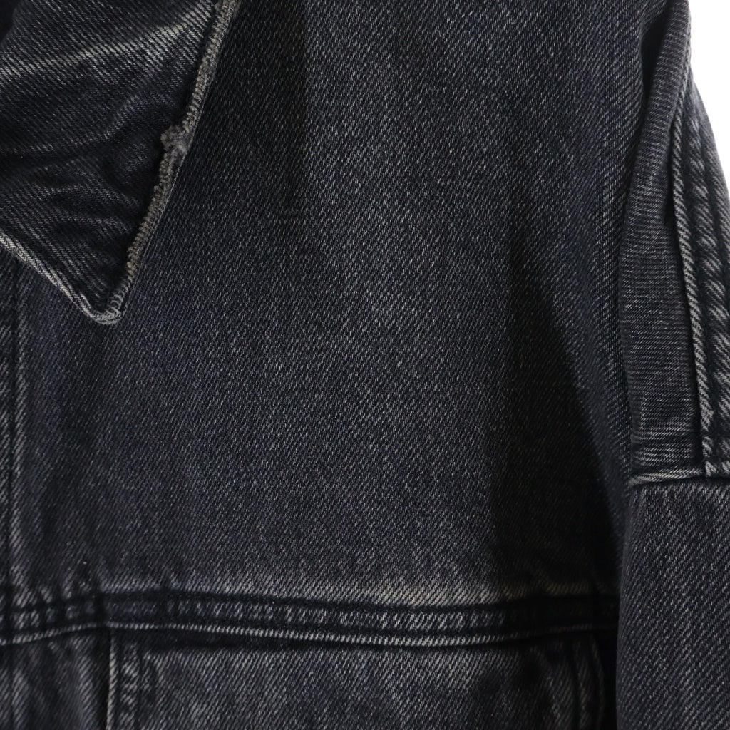FEAR OF GOD ESSENTIALS(フィアオブゴッド エッセンシャルズ) 22SS ボタンフライデニムジャケット ブラック 202BT212041F