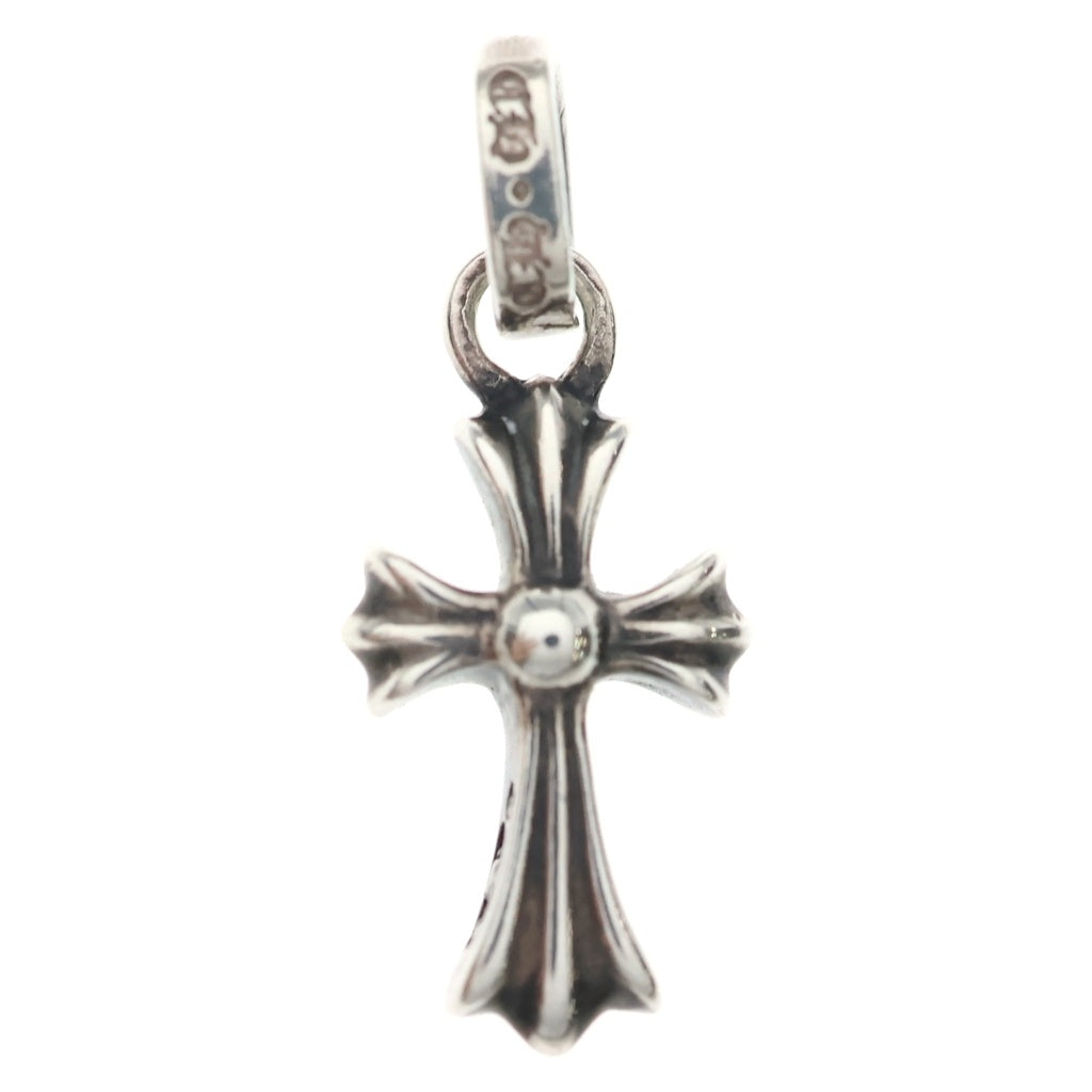 CHROME HEARTS(クロムハーツ) CRS BBYFAT P DMND ベイビーファットクロス PAVEダイヤ ペンダントトップ シルバー BCA234