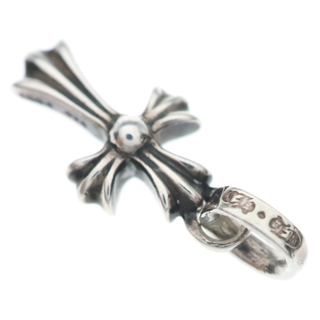 CHROME HEARTS(クロムハーツ) CRS BBYFAT P DMND ベイビーファットクロス PAVEダイヤ ペンダントトップ シルバー BCA234