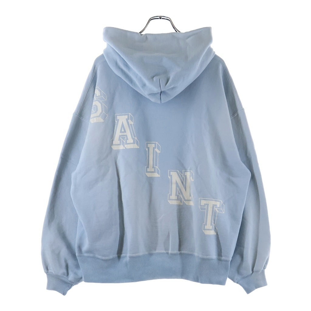 SAINT MICHAEL(セントマイケル) 26SS BABY MICHAEL HOODIE ベイビーマイケルフーディー プルオーバーパーカー ブルー SM-MK8-0000-059