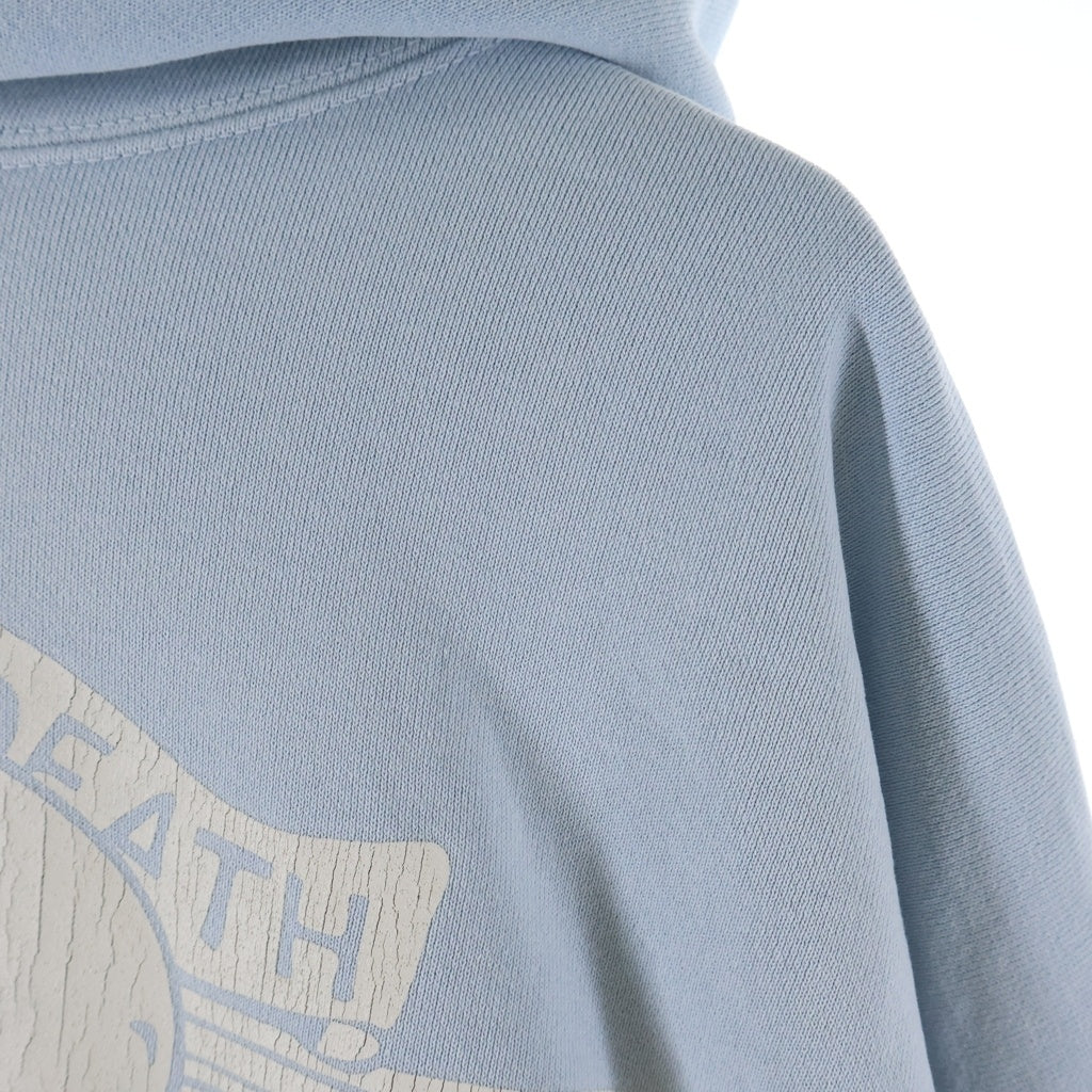 SAINT MICHAEL(セントマイケル) 26SS BABY MICHAEL HOODIE ベイビーマイケルフーディー プルオーバーパーカー ブルー SM-MK8-0000-059