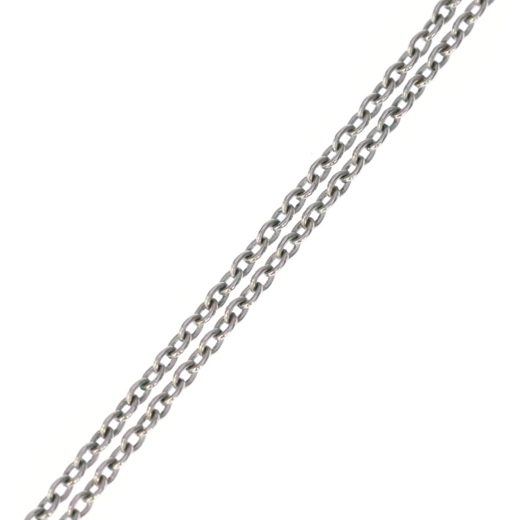 DIOR(ディオール) Clair D Lune CDロゴ ラインストーン ネックレス ペンダント ネックレス シルバー レディース