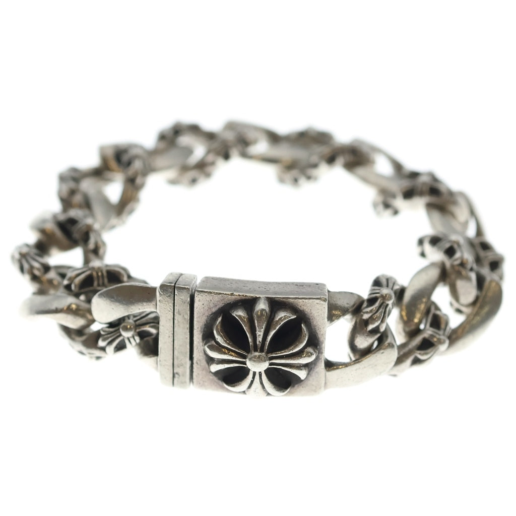 CHROME HEARTS(クロムハーツ) ID BOX FNCY CHX ボックスIDファンシーリンク ブレスレット 15LINK シルバー